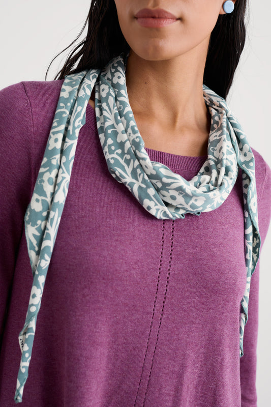 Enora Jersey Triangle Scarf